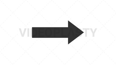 Arrow Pointing Right Stock Animation