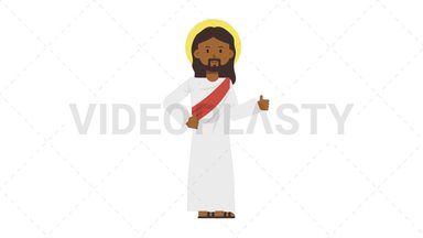 Black Jesus Approve Stock Animation