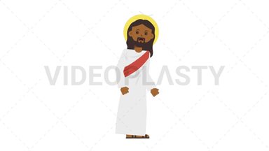 Black Jesus Dizzy Stock Animation