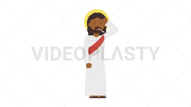 Black Jesus Fever Stock Animation