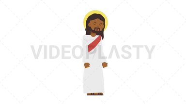 Black Jesus Sleepy Stock Animation