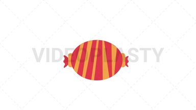 Candy Icon Stock Animation