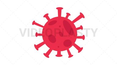 COVID-19 Cell Stock Animation