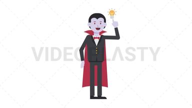 Dracula Idea Stock Animation