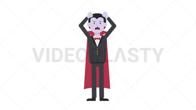 Dracula Stressed Stock Animation