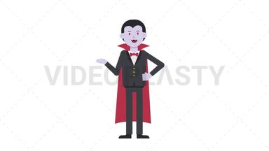 Dracula Talking Stock Animation