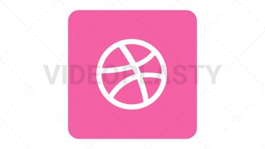 Dribble Icon Stock Animation