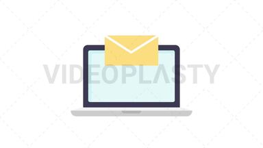 Email Icon Stock Animation