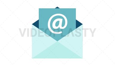 Email Icon Stock Animation