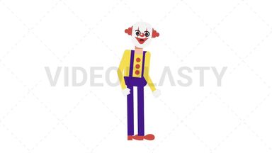 Evil Clown Dizzy Stock Animation