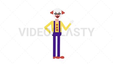 Evil Clown OK Stock Animation