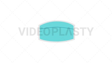 Face Mask Stock Animation