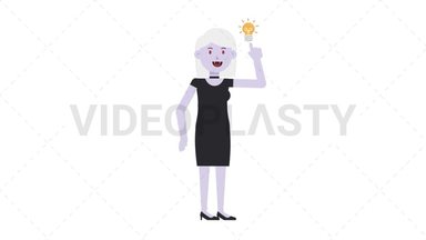Female Vampire Idea Stock Animation