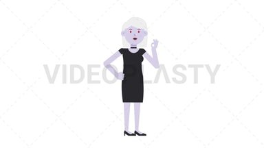 Female Vampire OK Stock Animation
