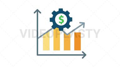 Financial Management Icon - Dollar Stock Animation