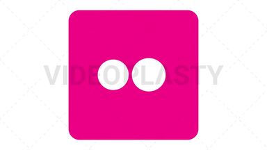 Flickr Icon Stock Animation