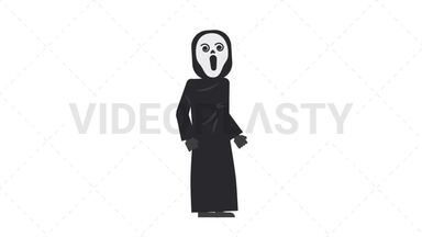 Ghostface Dizzy Stock Animation
