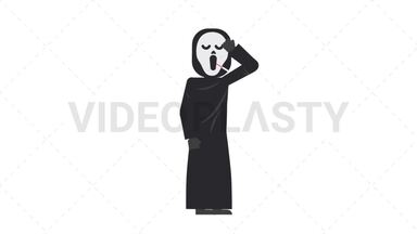 Ghostface Fever Stock Animation