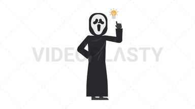 Ghostface Idea Stock Animation