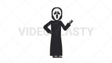 Ghostface OK Stock Animation