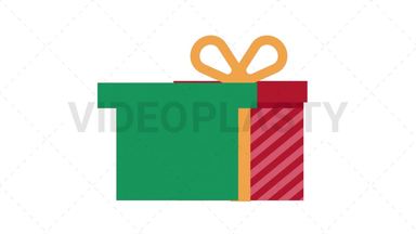 Gifts Icon Stock Animation
