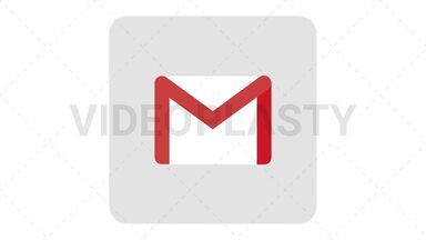 Gmail Icon Stock Animation