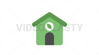 Green House Stock Animation