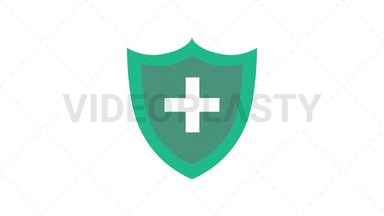Healthcare Shield Stock Animation