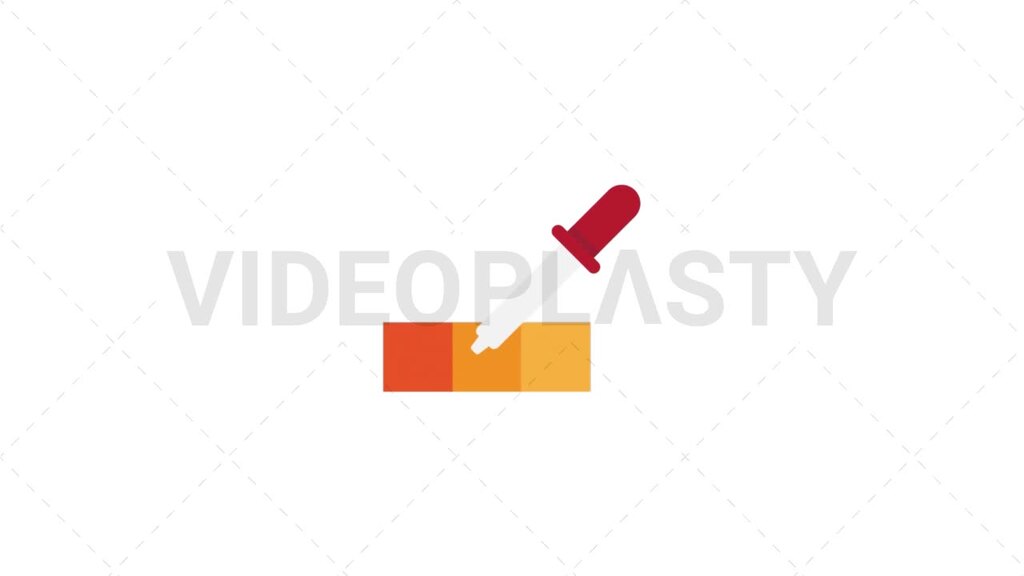 Ink Dropper Flat Icon [Royalty-Free Stock Animation] | VideoPlasty