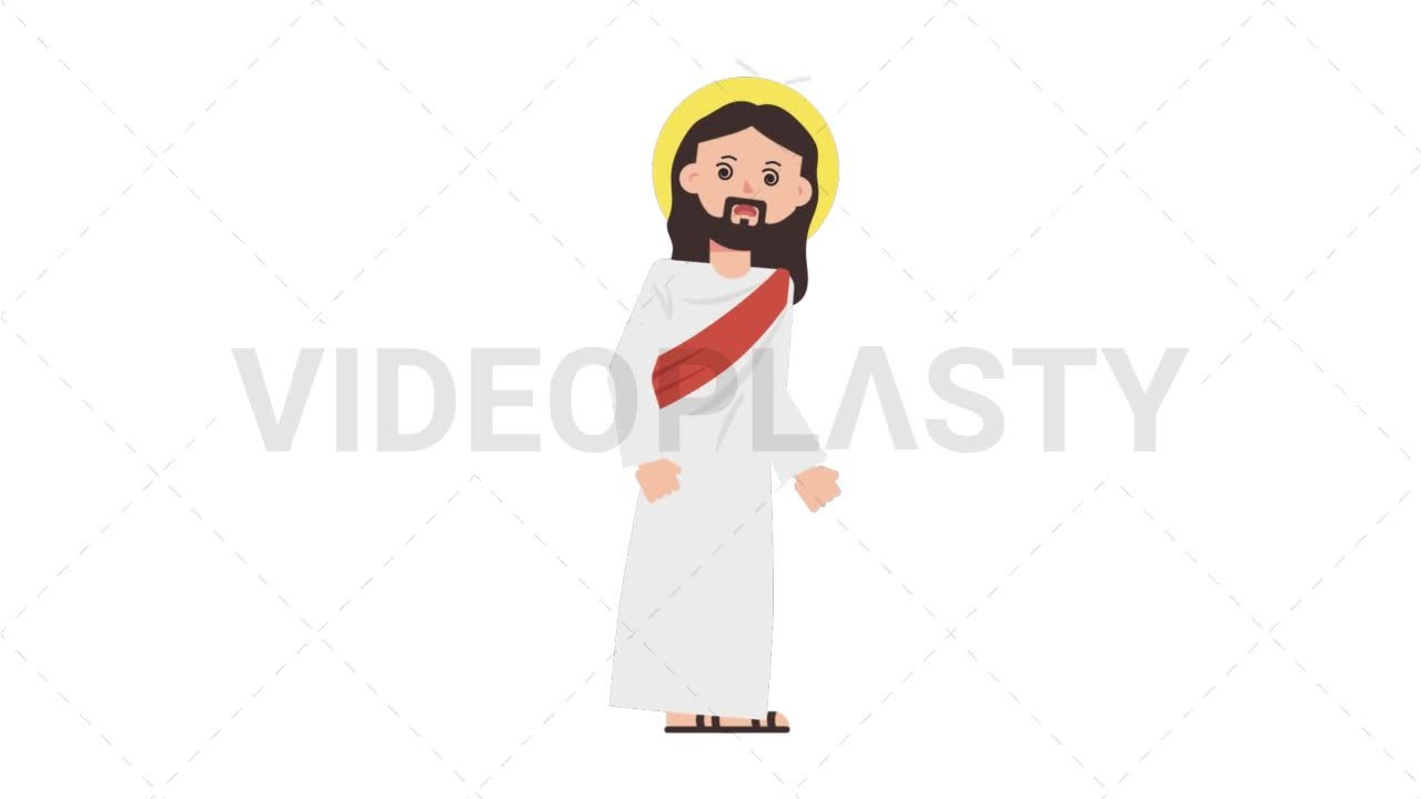 Jesus Dizzy [Royalty-Free Stock Animation] | VideoPlasty