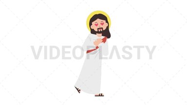 Jesus In Love Stock Animation