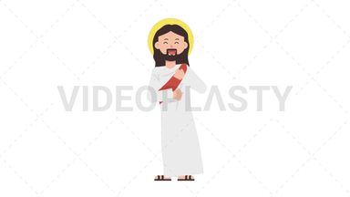 Jesus Laughing Stock Animation