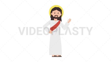 Jesus Ok Stock Animation