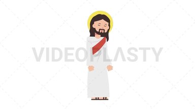 Jesus Sleepy Stock Animation