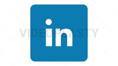 LinkedIn Icon Stock Animation