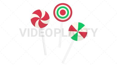 Lollipop Icon Stock Animation