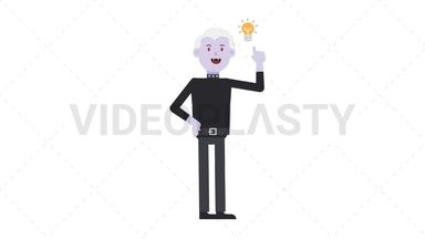 Male Vampire Idea Stock Animation