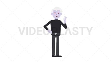 Male Vampire OK Stock Animation