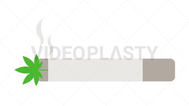 Marijuana Joint Stock Animation