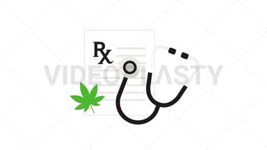 Marijuana Prescription Stock Animation