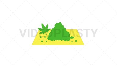 Medical Marijuana Stock Animation