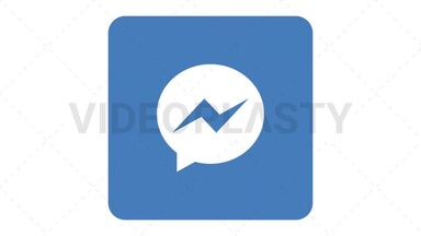 Messenger Icon Stock Animation