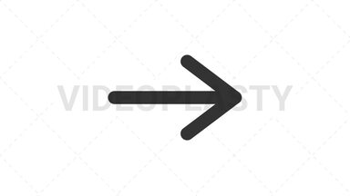 Multiple Arrows Pointing Right 6 Stock Animation