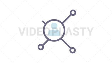 Network Icon Stock Animation