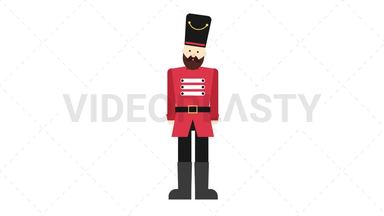 Nutcracker Icon Stock Animation