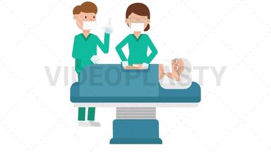 Patient Operation Stock Animation