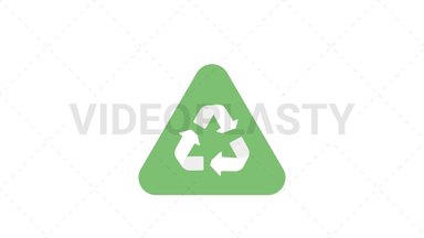 Recycle Icon Stock Animation