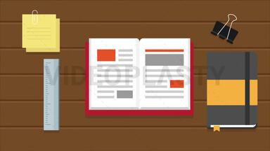 Research Scene Stock Animation
