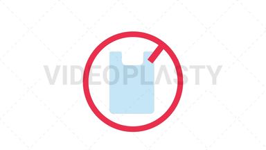Say No to Plastic Stock Animation