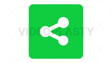 Share Icon Stock Animation
